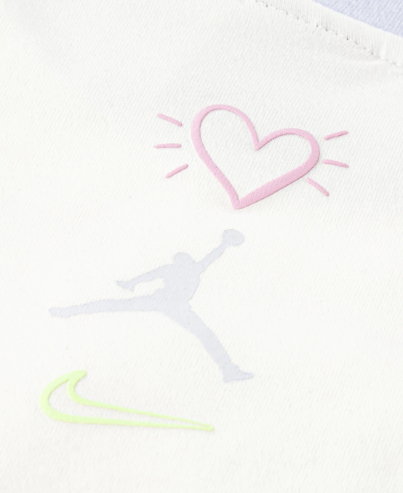Jordan Girls' 7-16 Love Is The Air Short-Sleeve T-Shirt
