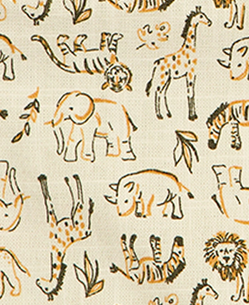 Kids Headquarters Boys' 2T-5 Short-Sleeve Dino Print Poplin Shirt & Cargo Shorts, 2-Peice Set