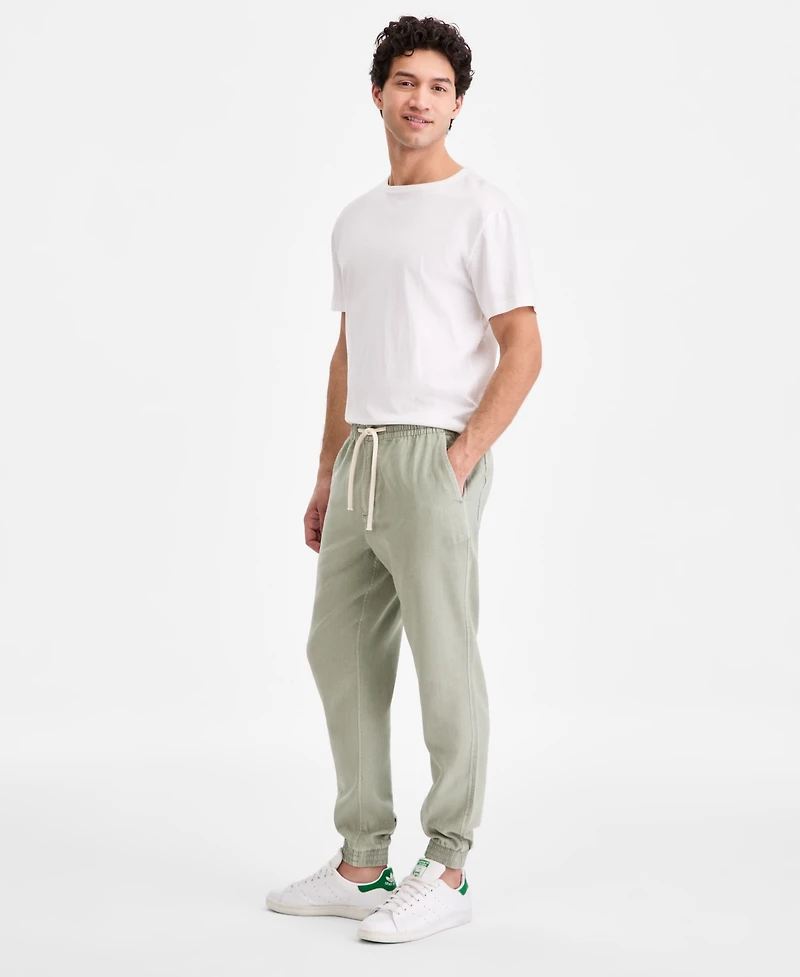 Sun + Stone Men's Linen Joggers, Exclusively at Macy's