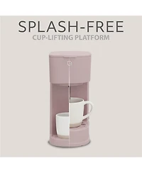 Willow Kitchen Compact Single Serve Coffee Maker - Compatible with K-Cup Pods Ground Coffee