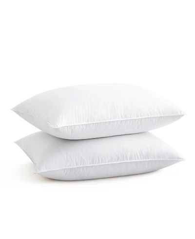 Unikome Medium Firm Goose Feather Down 2-Pack Pillows, Standard