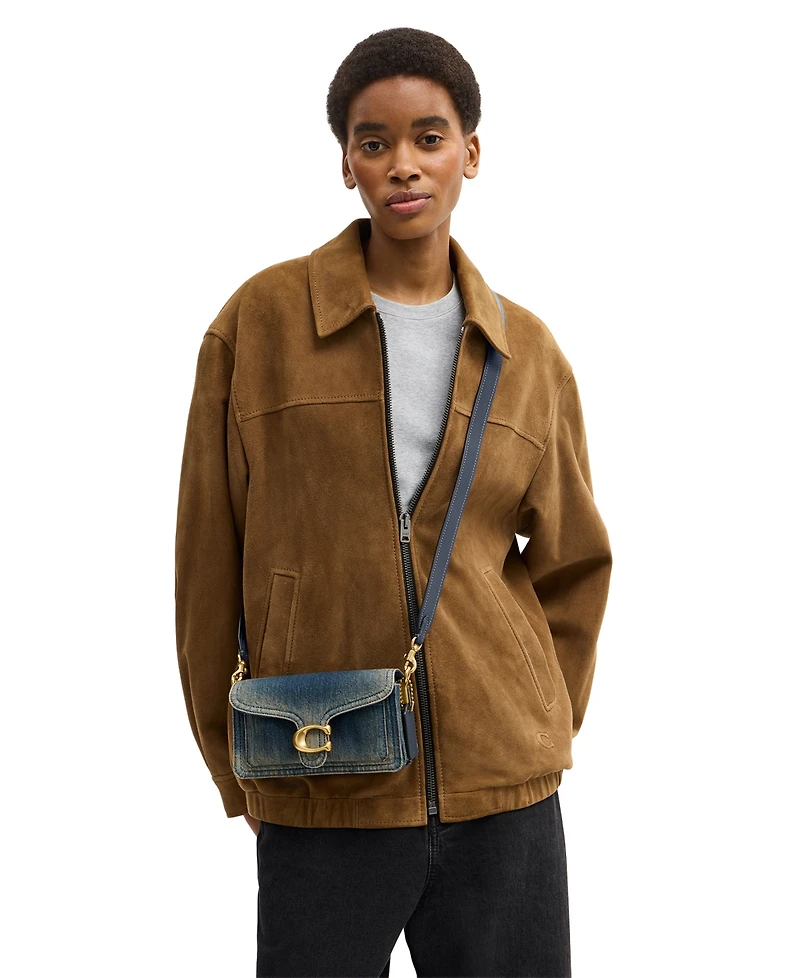 Coach Tabby Small Cotton Denim Shoulder Bag