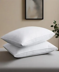 Unikome High-Loft Goose Down and Feather 2-Pack Pillows, King
