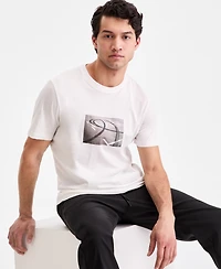 Hugo Boss Men's Cotton Logo Graphic Crewneck T-Shirt