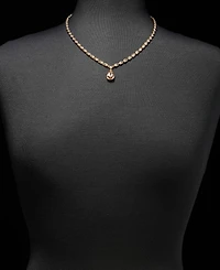 Givenchy Cubic Zirconia Pear-Shape Pendant Necklace, 16"