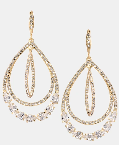 Givenchy Crystal Orbital Drop Earrings