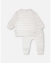 Deux par Baby Boys Soft Jersey Sweater and Pants Set
