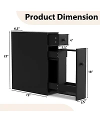 Volenca Bathroom Space-Saver Storage Organizer Cabinet