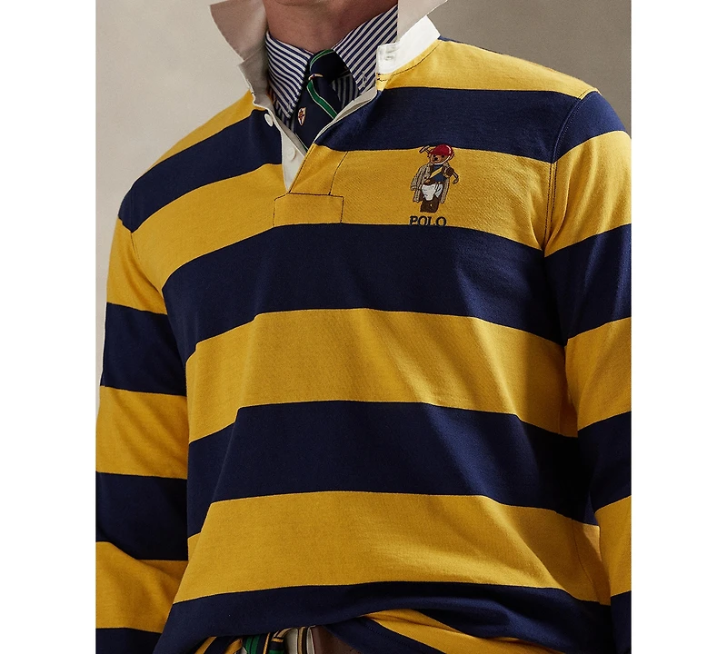 Polo Ralph Lauren Men's Striped Twill Rugby Sweater