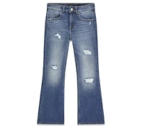 Guess Girls' 7-16 Comfort Flare Rhinestone Jeans