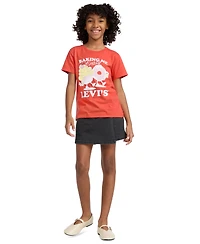 Levi's Girls' 7-16 Round Neck T-Shirt