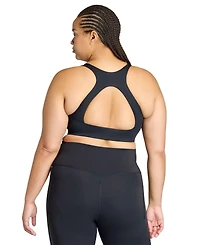 adidas Plus-Size Optime Workout 3-Stripes Sports Bra
