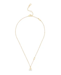 Coach Faux Mother of Pearl Signature Pearl Cherry Pendant Necklace