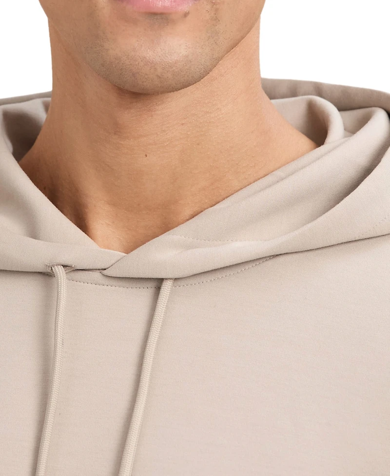 Reiss Men's Premium Interlock Drawstring Hoodie