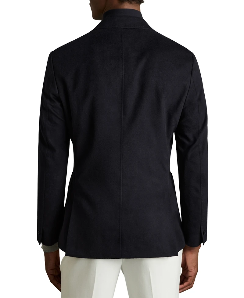 Reiss Men's Tailored-Fit Single-Breasted Blazer With Gilet Insert