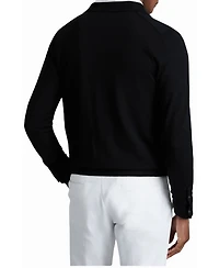 Reiss Men's Merino Wool Button-Through Cardigan