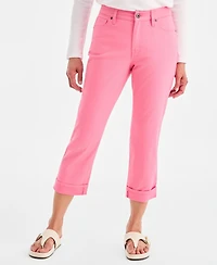 Style & Co Women's Mid-Rise Curvy Capri Jeans, Exclusively at Macy's