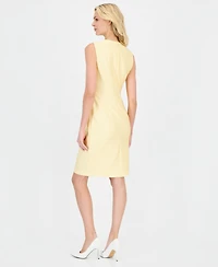 Anne Klein Petite Sleeveless Printed Sheath Dress