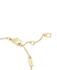 Coach Faux Stone Signature C Rexy Strand Bracelet