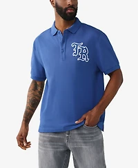True Religion Men's Short-Sleeve Embroidered Polo Shirt