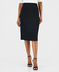 Kasper Women's Below-the-Knee Stretch Pencil Skirt, Regular & Petite Sizes