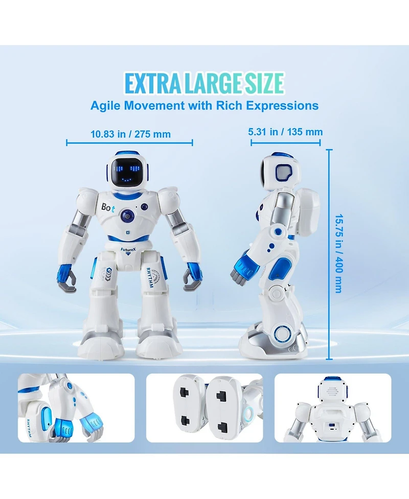 Sugift Advanced Rc Robot with App Control & Voice Programming Features