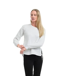 Wilt Clothing Women's Woven Side Panels Sweatshirt