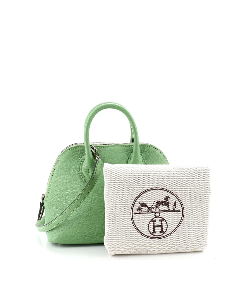 Pre-Owned HERMES Mini Bolide 1923 Bag Chevre Mysore