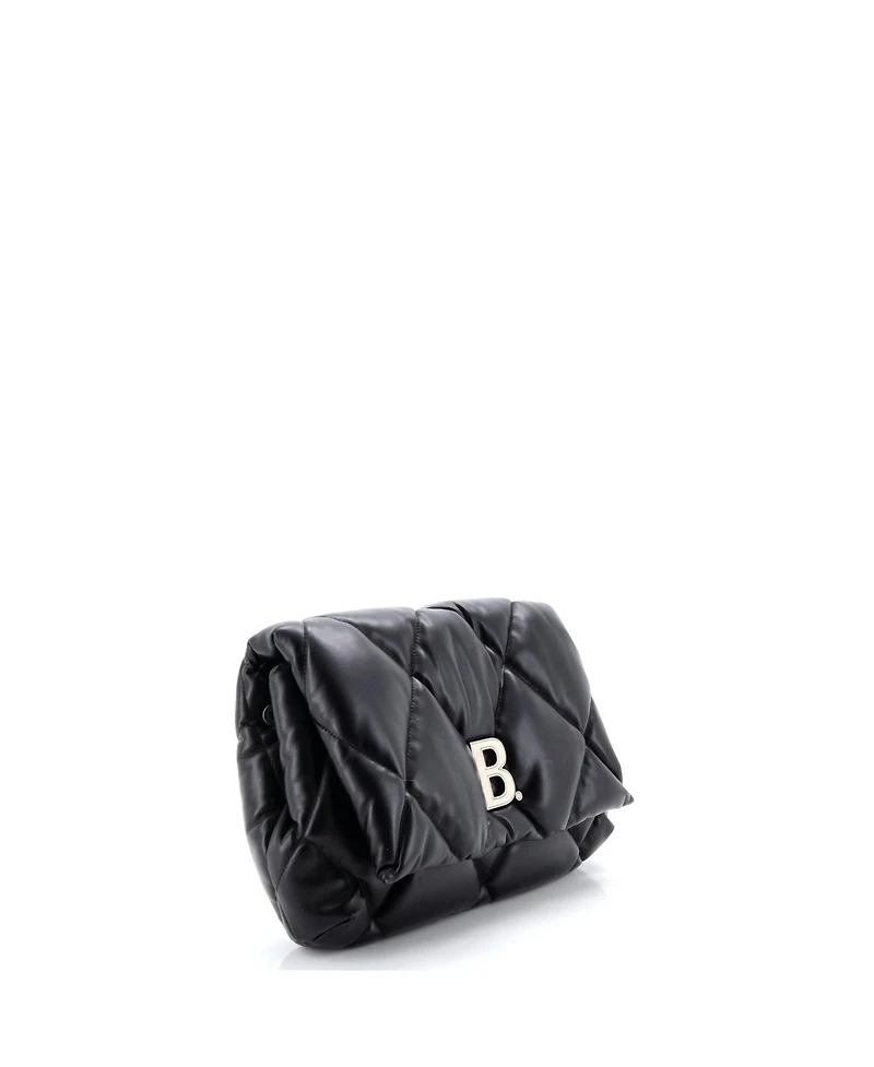 Pre-Owned Balenciaga Medium Touch Clutch Quilted Puffy Leather
