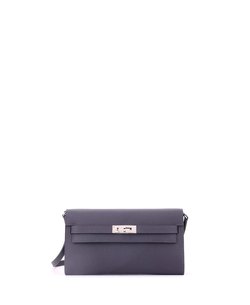 Pre-Owned HERMES Kelly To Go Wallet Evercolor