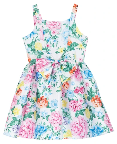 Rare Editions Girls' 7-16 Mikado Paneled Dress