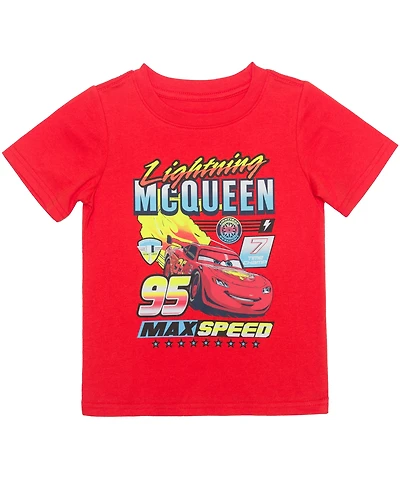 Cars Boys' Toddler 2T-5T Max Speed Short-Sleeve T-Shirt