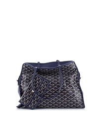 Pre-Owned Goyard Pm Hardy Pet Carrier Coated Canvas