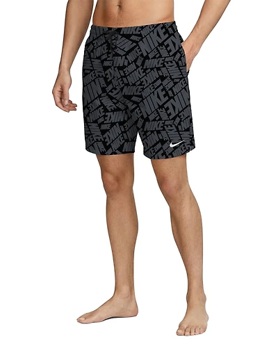 Nike Men's 7" Breaker Logo Volley Swim Shorts