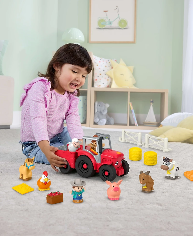 Fisher Price Little People Caring Doll Playsets with Tractor
