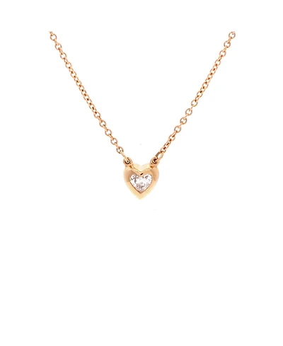 Pre-Owned Tiffany & Co Elsa Peretti Diamonds By The Yard Heart Pendant Necklace