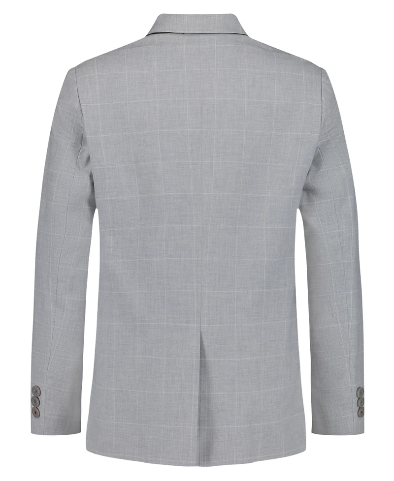 Tommy Hilfiger Boys' 8-20 Textured Check Sport Front Button Coat