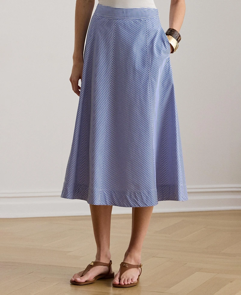 Lauren Ralph Lauren Women's Striped Paneled Skirt