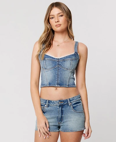 Abrand Women's Saloon Bodice Selena V-Neck Sleeveless Top