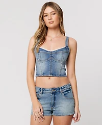 Abrand Women's Saloon Bodice Selena V-Neck Sleeveless Top