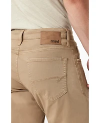 Mavi Jeans Men's Zach Straight Leg In Khaki Casual Twill Pant