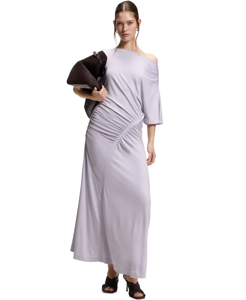 Boss by Hugo Women's Slim-Fit Gathered Detail Jersey Dress