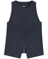 Boss by Hugo Women's Virgin Wool Slim-Fit Vest