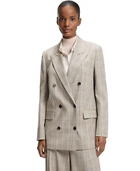 Boss by Hugo Women's Stretch Wool Regular-Fit Blazer