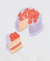 abercrombie kids Girls' Cake Side Knot Crewneck T-Shirt