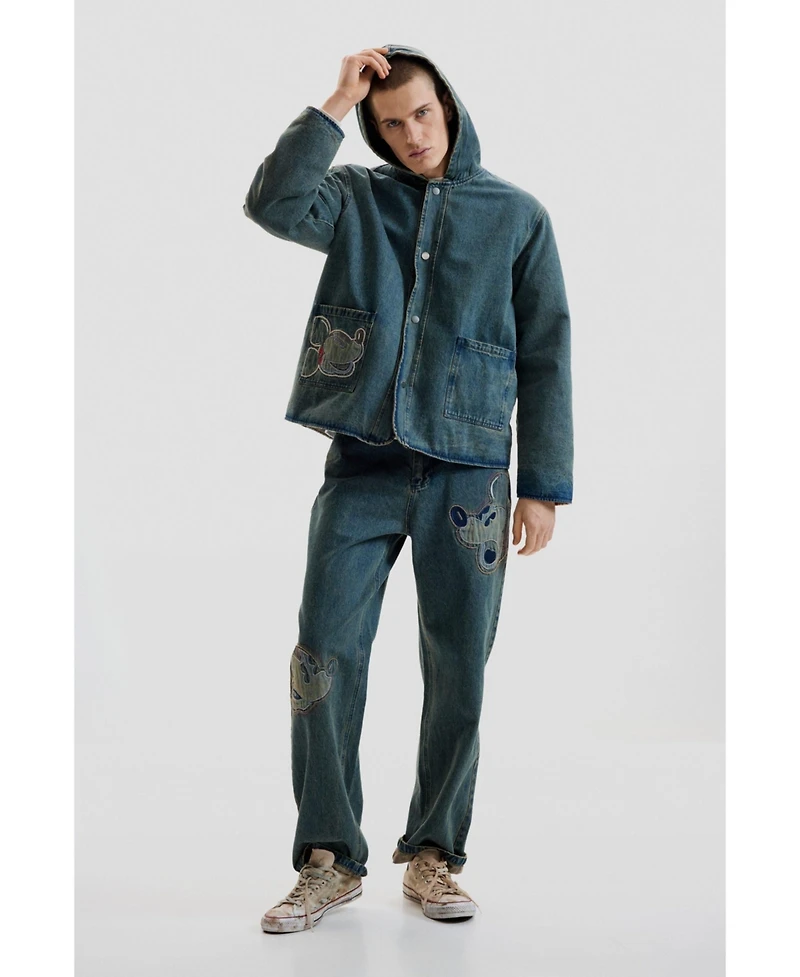 Desigual Men's Disney patch jeans