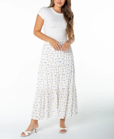 Celebrity Pink Juniors' Tiered Maxi Skirt