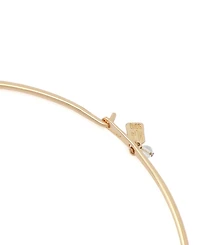 Robert Lee Morris Soho Mother of Pearl Cross Pendant Wire Necklace