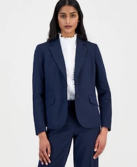 Anne Klein Women's Seersucker Stripe Blazer