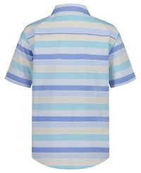 Tommy Hilfiger Boys' 8-20 Bold Railroad Stripe Short-Sleeve Shirt